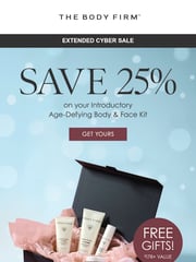 Email Inspiration from The Body Firm