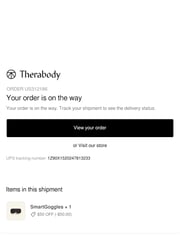 Email Inspiration from Therabody US
