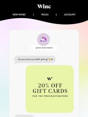 Email Inspiration from Winc