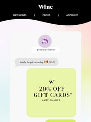 Email Inspiration from Winc