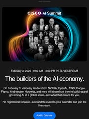 Email Inspiration from Cisco AI Summit