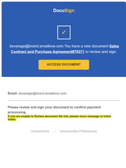 Email Inspiration from DocuSign
