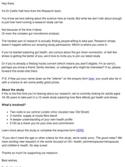 Email Inspiration from Dr Caitlin from myota