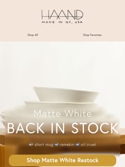 Email Inspiration from Haand