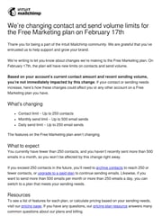 Email Inspiration from Intuit Mailchimp
