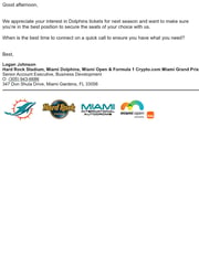 Email Inspiration from Johnson, Logan
