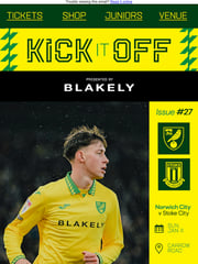 Email Inspiration from Norwich City Football Club