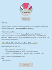 Email Inspiration from Proof