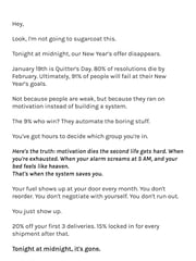 Email Inspiration from Wild Society Nutrition
