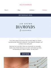 Email Inspiration from Accessorize