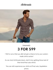 Email Inspiration from Airthreads
