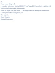 Email Inspiration from Dante Mccarthy