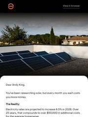 Email Inspiration from Enphase Energy