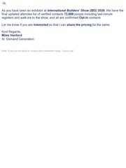 Email Inspiration from Miles Hanford