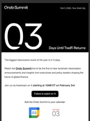 Email Inspiration from Ondo Finance