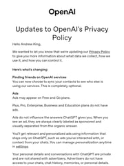 Email Inspiration from OpenAI