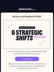 Email Inspiration from Teamwork.com