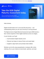 Email Inspiration from The BigCommerce Team