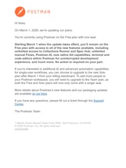 Email Inspiration from The Postman Team
