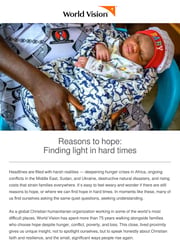 Email Inspiration from World Vision