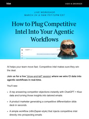 Email Inspiration from Alex from Klue