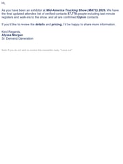 Email Inspiration from Alyssa Morgan