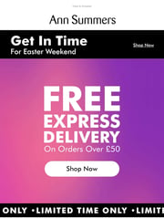 Email Inspiration from Ann Summers