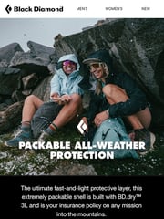 Email Inspiration from Black Diamond