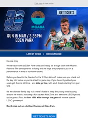 Email Inspiration from Blues