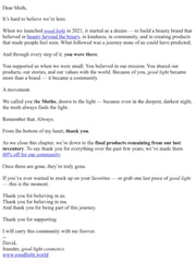 Email Inspiration from David Yi