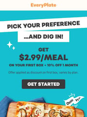 Email Inspiration from EveryPlate