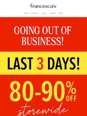 Email Inspiration from francesca's