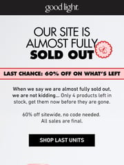 Email Inspiration from good light