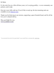Email Inspiration from good light