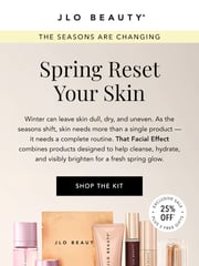 Email Inspiration from JLO Beauty