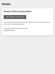 Email Inspiration from Kotaku