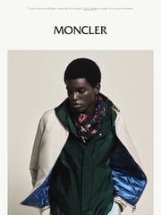Email Inspiration from Moncler Online Store