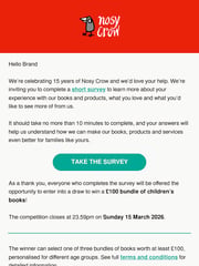 Email Inspiration from Nosy Crow