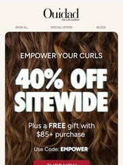 Email Inspiration from Ouidad Salon