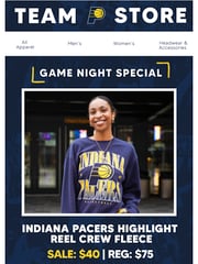 Email Inspiration from Pacers Team Store