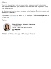 Email Inspiration from Piper Williams