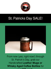 Email Inspiration from Redemption Road Coffee