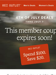Email Inspiration from REI Outlet