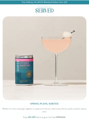 Email Inspiration from SERVED Drinks