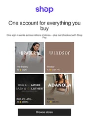 Email Inspiration from Shop
