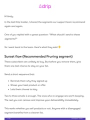 Email Inspiration from Sofie from Drip