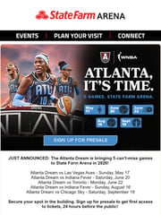 Email Inspiration from State Farm Arena