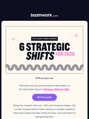 Email Inspiration from Teamwork.com