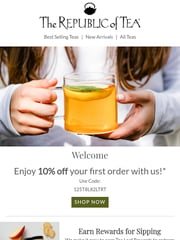 Email Inspiration from The Republic of Tea