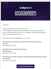 Email Inspiration from WebPros